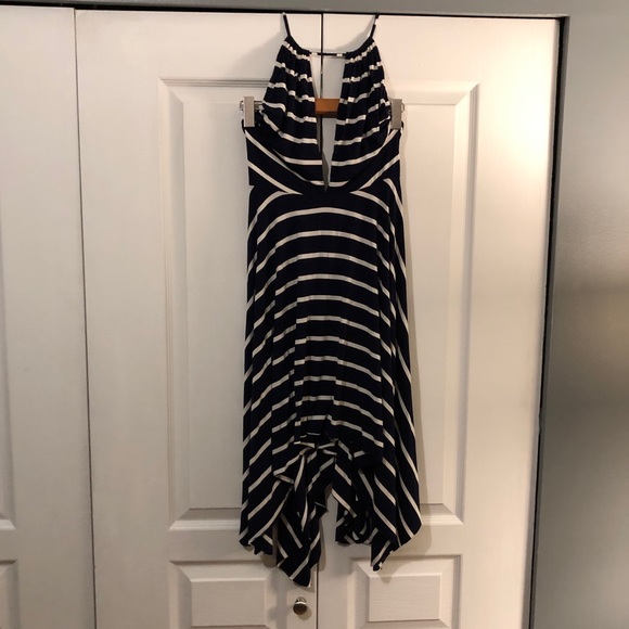 Striped Halter Dress - Picture 3 of 4